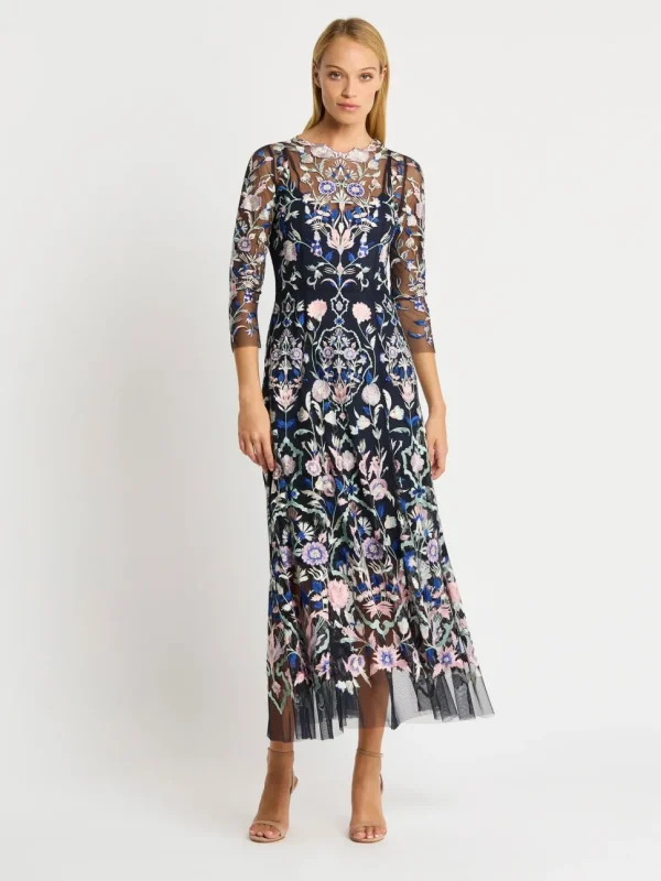 Moss & Spy - Yvette Dress - Ink Pink Mint