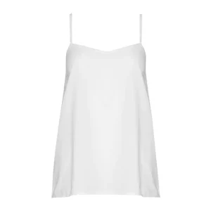 Naudic - Cotton Cami Tank Top - Moonbeam or White