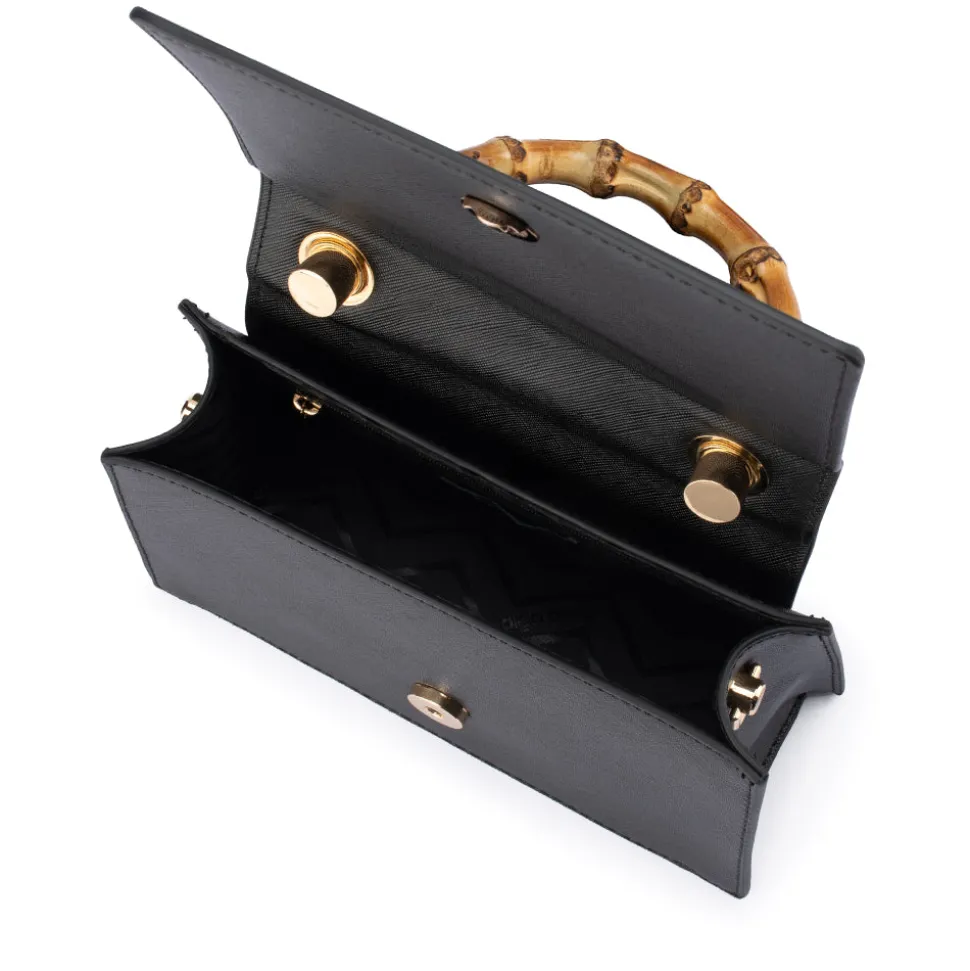 olga_berg__black_harley_b_3.webp Olga Berg - BLACK HARLEY Bamboo Handle Bag - OB6493