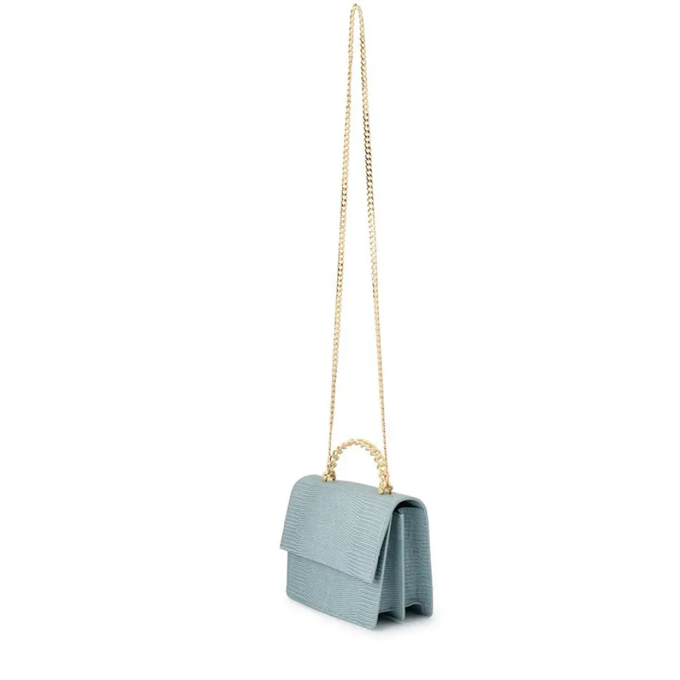 olga_berg__blue_allie_top_1.webp Olga Berg - Blue ALLIE Top Handle Bag OB6445