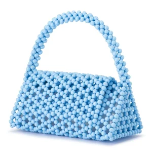 Olga Berg - BLUE AMRITA Bead Top Handle - OB6504