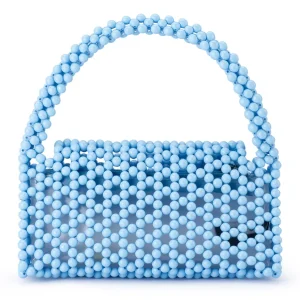 Olga Berg - BLUE AMRITA Bead Top Handle - OB6504