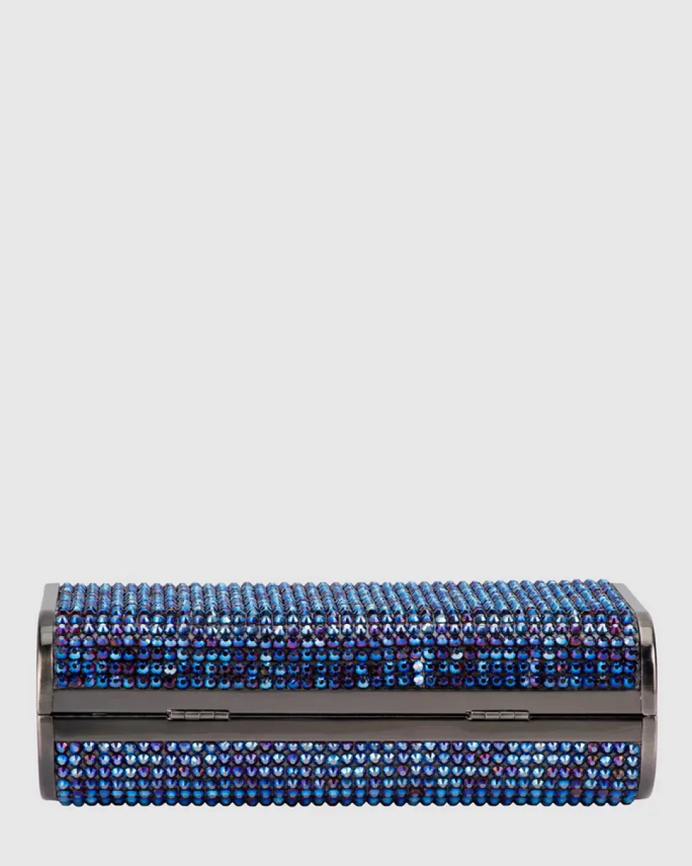 olga_berg__blue_bae_cryst_4.webp Olga Berg - Blue BAE Crystal Clutch OB2107