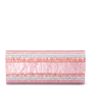 Olga Berg - BLUSH CLARA Acrylic Clutch - OB2170