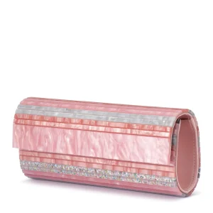Olga Berg - BLUSH CLARA Acrylic Clutch - OB2170