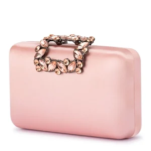 Olga Berg - BLUSH MARGALIT Crystal Lock Clutch - OB2157