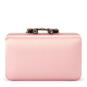 Olga Berg - BLUSH MARGALIT Crystal Lock Clutch - OB2157