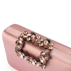 Olga Berg - BLUSH MARGALIT Crystal Lock Clutch - OB2157