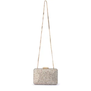 Olga Berg - CHAMPAGNE SHIRA Hotfix Clutch - OB4821