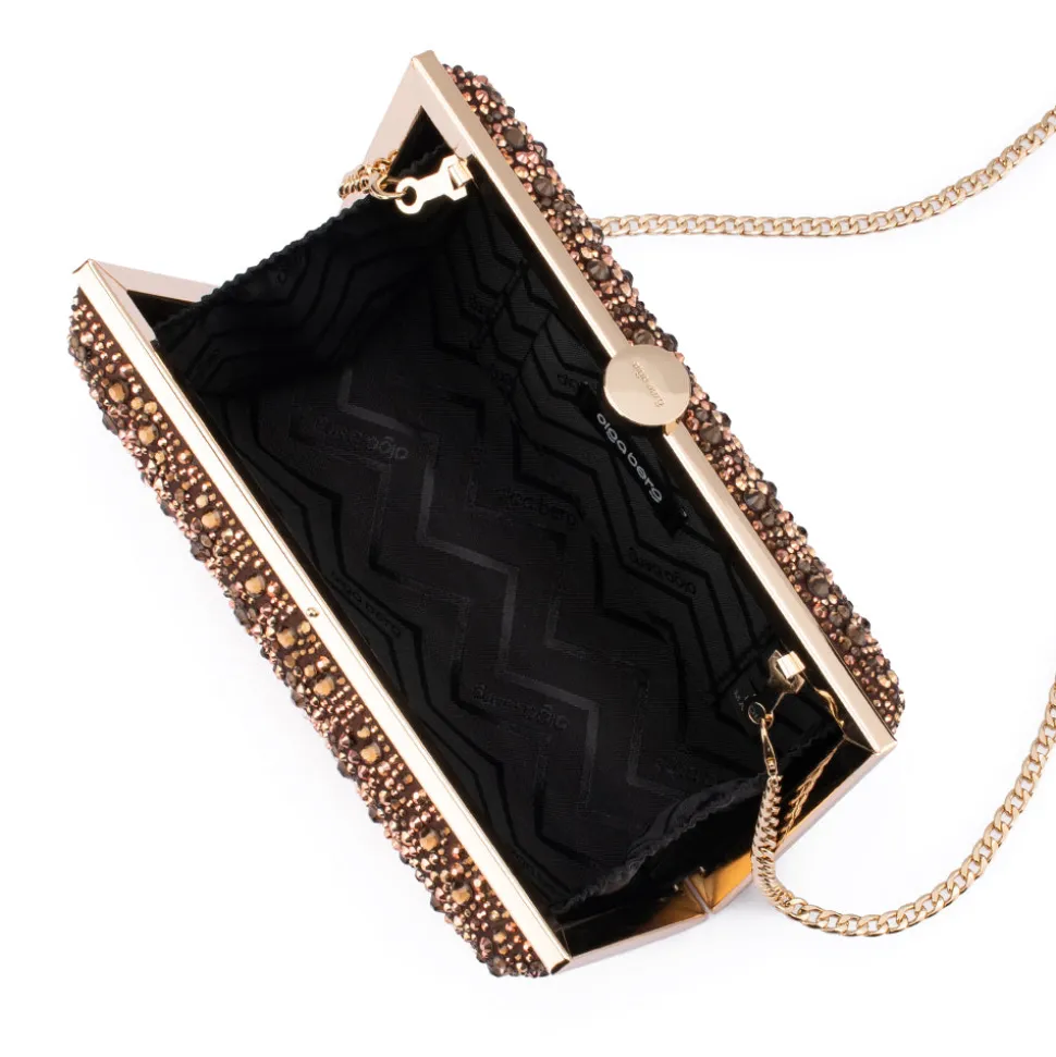 olga_berg__chocolate_asha_3.webp Olga Berg - Chocolate ASHA Hotfix Clutch - OB2152
