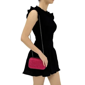 Olga Berg - Fucshia CAYDENCE Hotfix Clutch OB2060