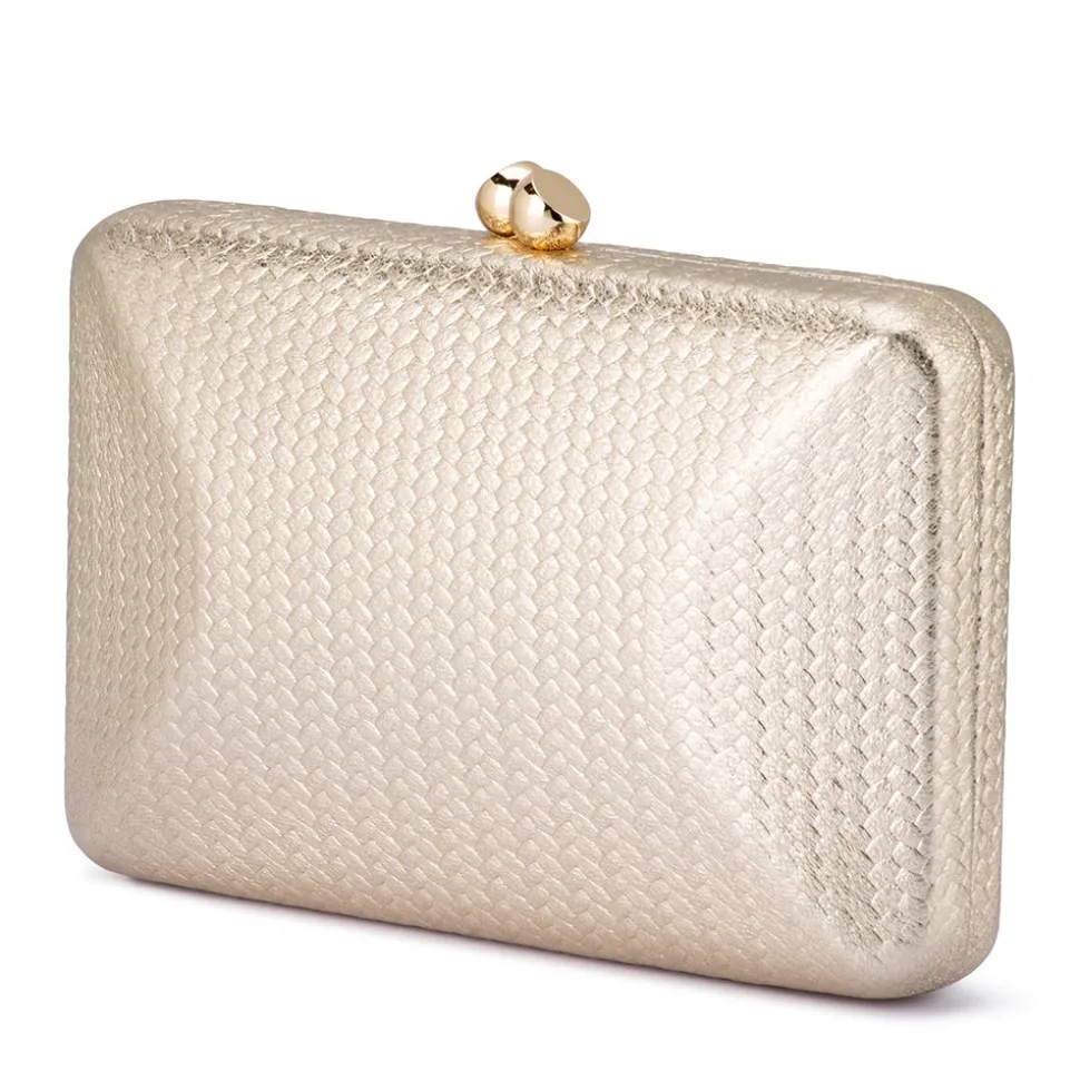 olga_berg__gold_chica_met_1.webp Olga Berg - GOLD CHICA Metallic Textured Clutch - OB4803