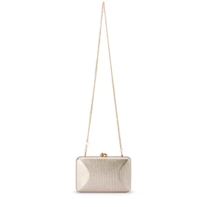 Olga Berg - GOLD CHICA Metallic Textured Clutch - OB4803