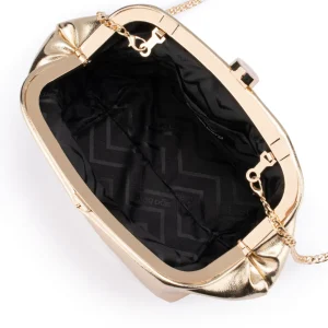 Olga Berg - GOLD TALLY Metallic Clutch - OB2162