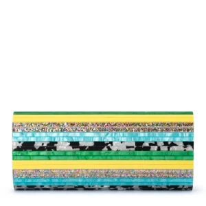 Olga Berg - MULTI CLARA Acrylic Clutch - OB2170
