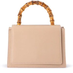 Olga Berg - NATURAL HARLEY Bamboo Handle Bag - OB6493