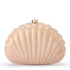 Olga Berg - NATURAL PAULY Shell Clutch - OB6502
