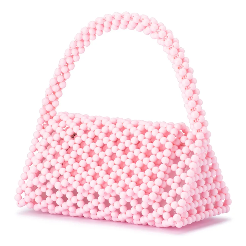 olga_berg__pink_amrita_be_1.webp Olga Berg - PINK AMRITA Bead Top Handle - OB6504