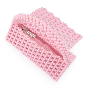 Olga Berg - PINK AMRITA Bead Top Handle - OB6504