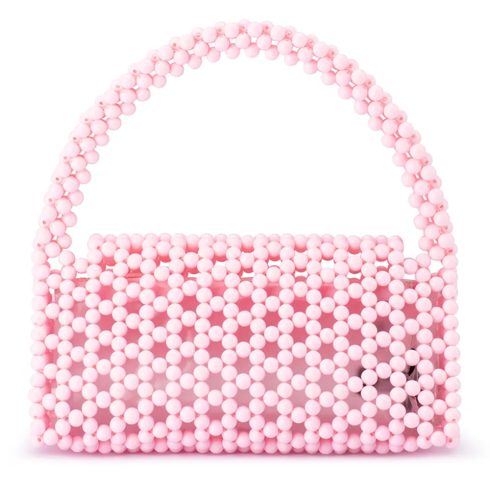 olga_berg__pink_amrita_be_3.webp Olga Berg - PINK AMRITA Bead Top Handle - OB6504