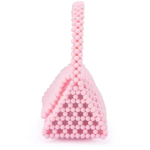 Olga Berg - PINK AMRITA Bead Top Handle - OB6504