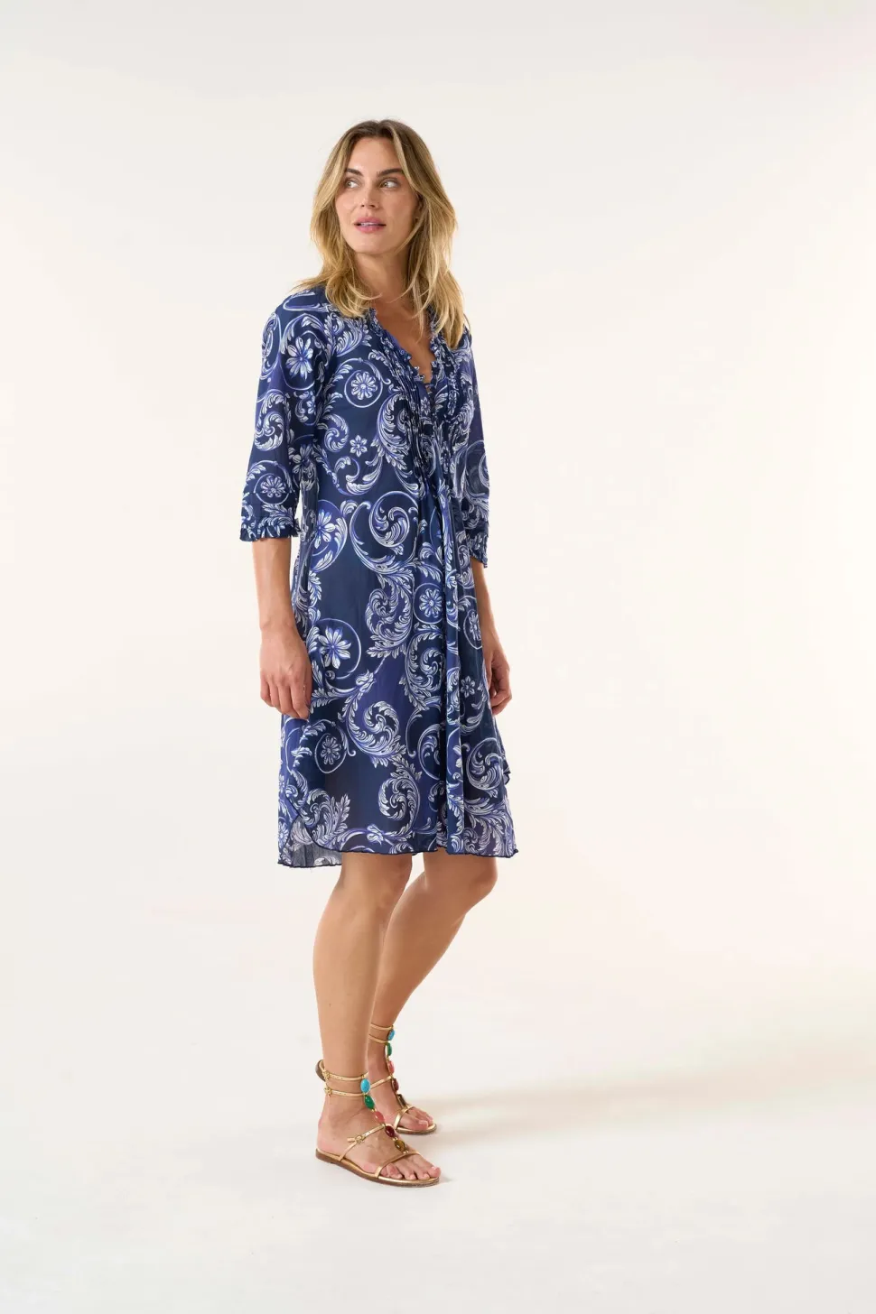 oneseason__middy_poppy__c_2-1.webp Oneseason - Middy Poppy - Cotton - Beco Navy