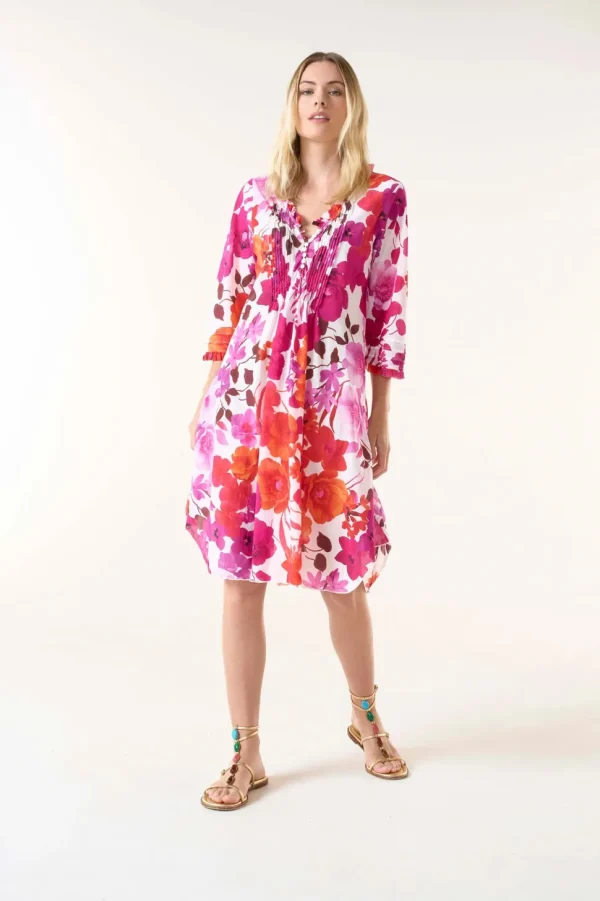 Oneseason - Middy Poppy - Cotton - Flamenco Pink