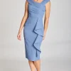 Pink Ruby - Stylish Moves Frill Dress - Duck Egg Blue FINAL SALE