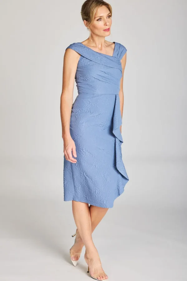 Pink Ruby - Stylish Moves Frill Dress - Duck Egg Blue FINAL SALE