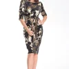 Pink Ruby - Velvet Tie Dress - Flower Print FINAL SALE