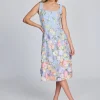 Romance - Blake Ribbon Dress - Lilac Flower