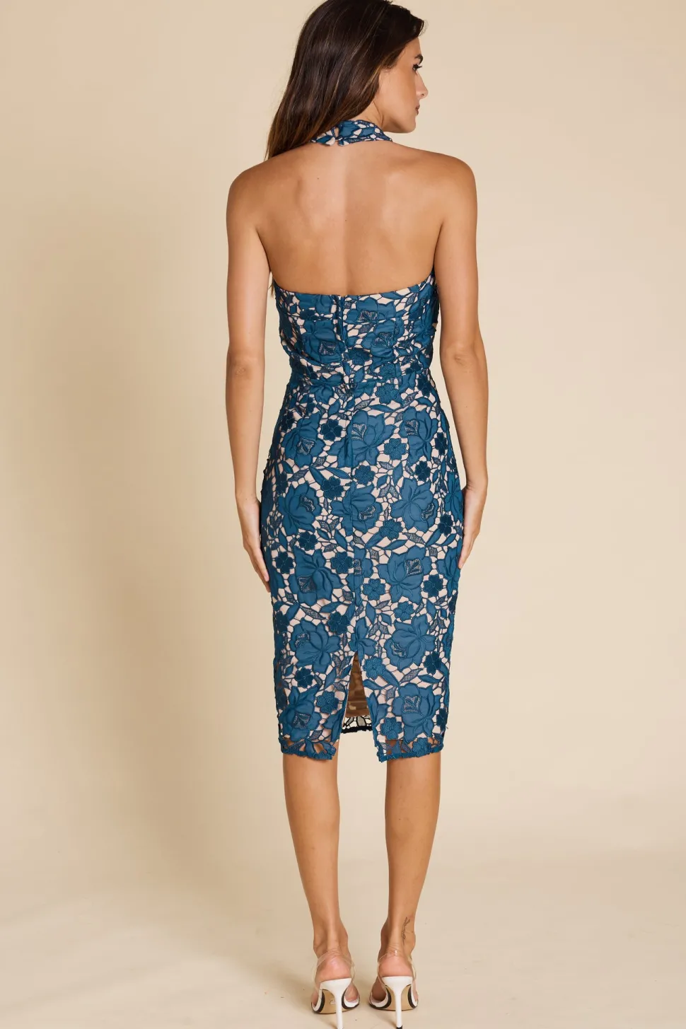romance__layla_crossover__1.webp Romance - Layla Crossover Dress - Indigo Nude FINAL SALE