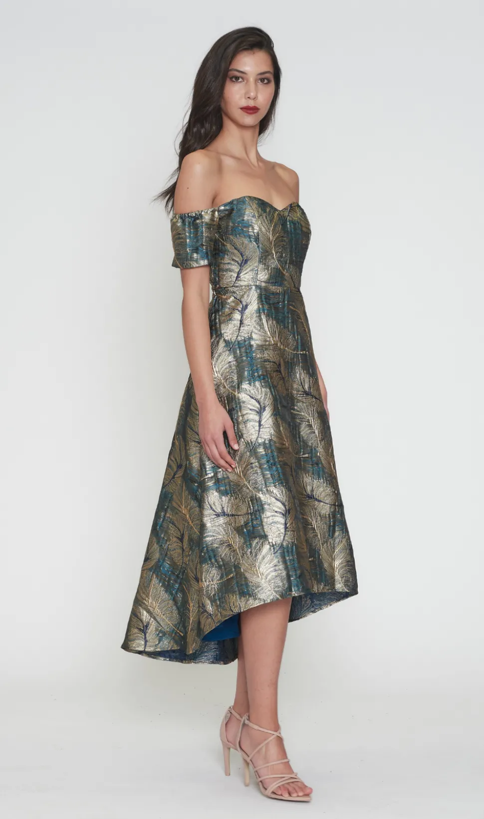 romance__milla_hi_lo_dres_4.webp Romance - Milla Hi Lo Dress - Teal
