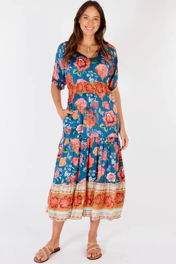 Rubyyaya - Mexican Flower Dress - Multi