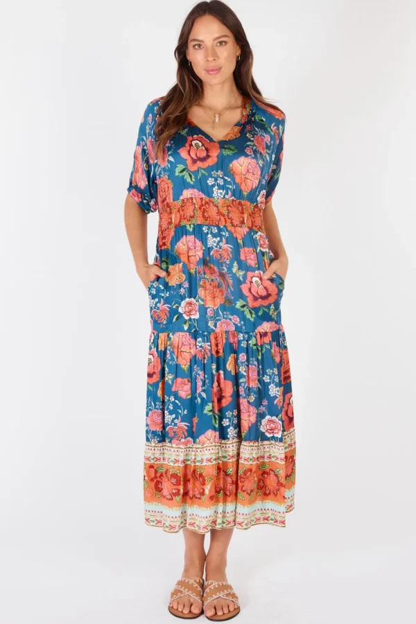 Rubyyaya - Mexican Flower Dress - Multi