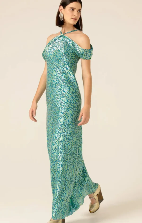Sacha Drake - Cloud Nine Dress - Aqua Turquoise