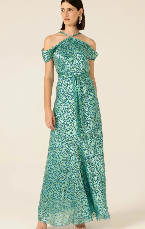 Sacha Drake - Cloud Nine Dress - Aqua Turquoise
