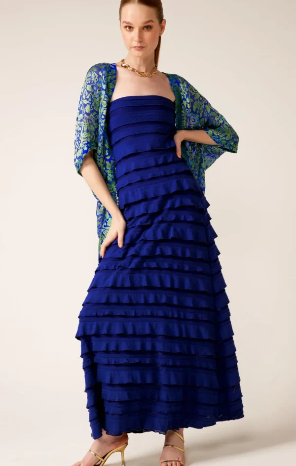Sacha Drake - Maddison Maxi Ruffle Dress - Sapphire