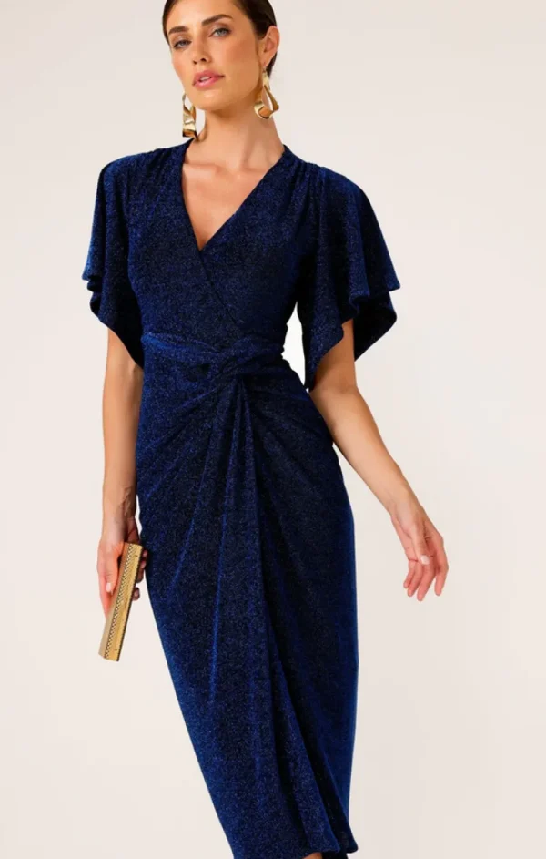 Sacha Drake - The Emporium Dress - Sapphire Lurex