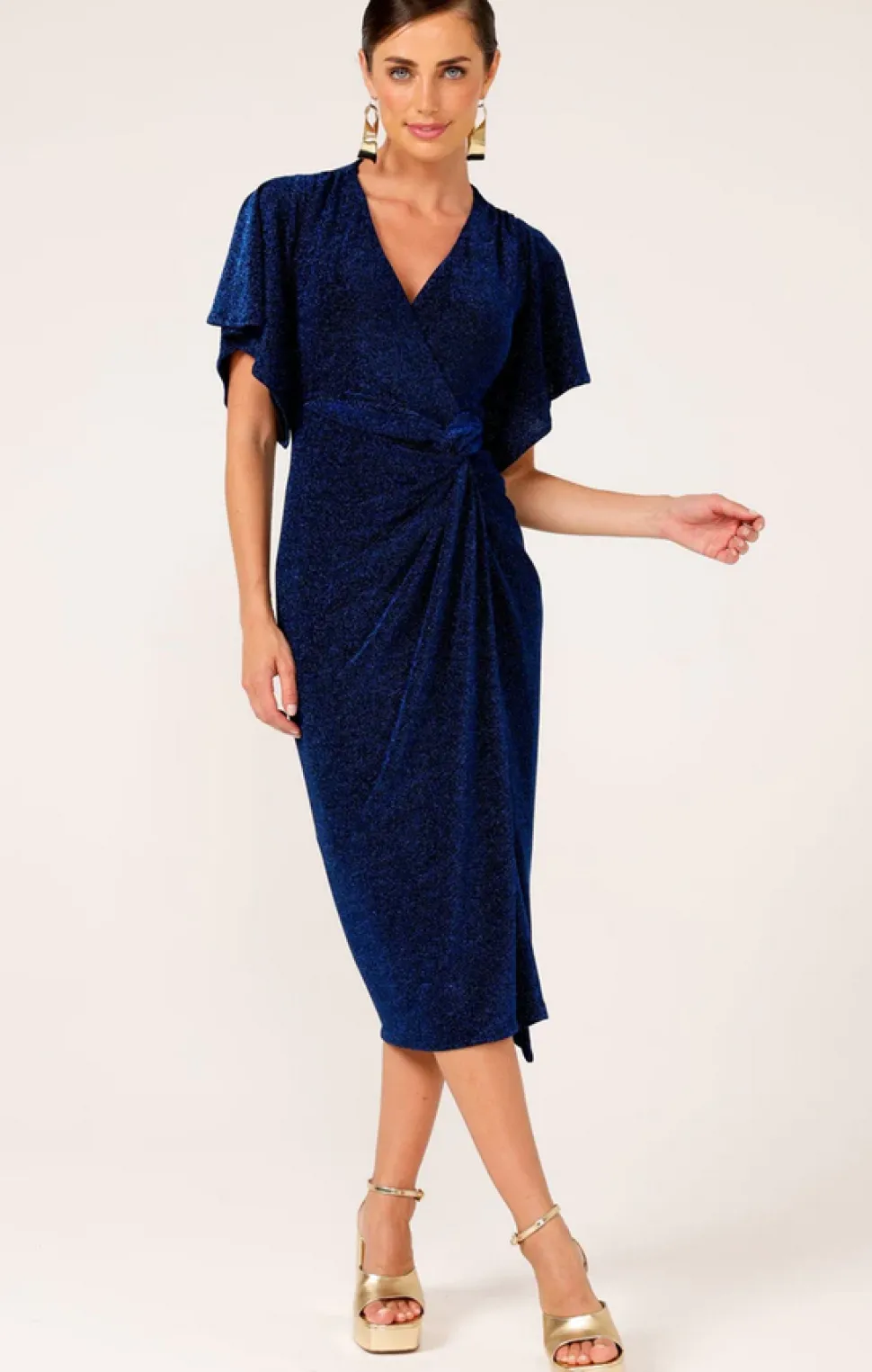 sacha_drake__the_emporium_2-3.webp Sacha Drake - The Emporium Dress - Sapphire Lurex