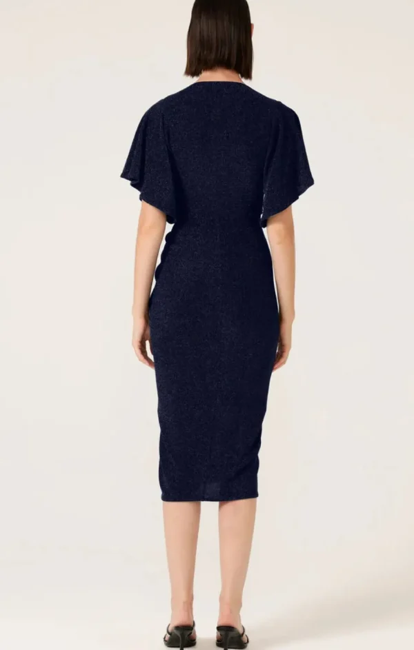 Sacha Drake - The Emporium Dress - Navy Lurex