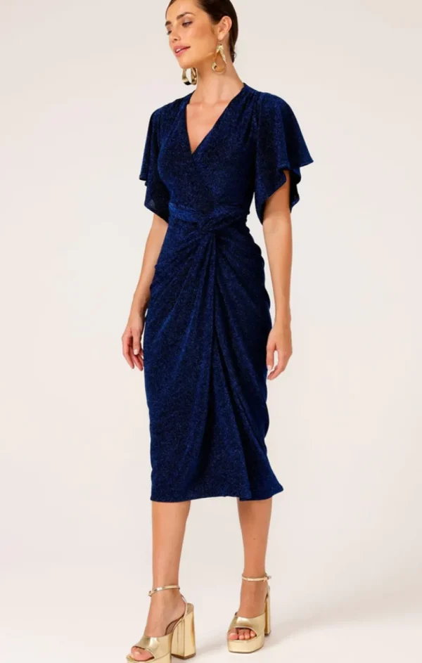 Sacha Drake - The Emporium Dress - Sapphire Lurex