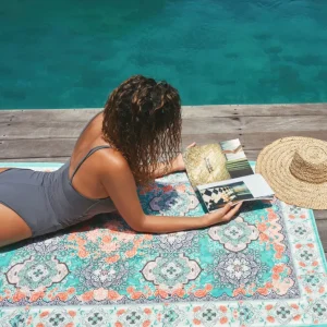 Somerside - Moroccan Mint Large - Sand Free Towel