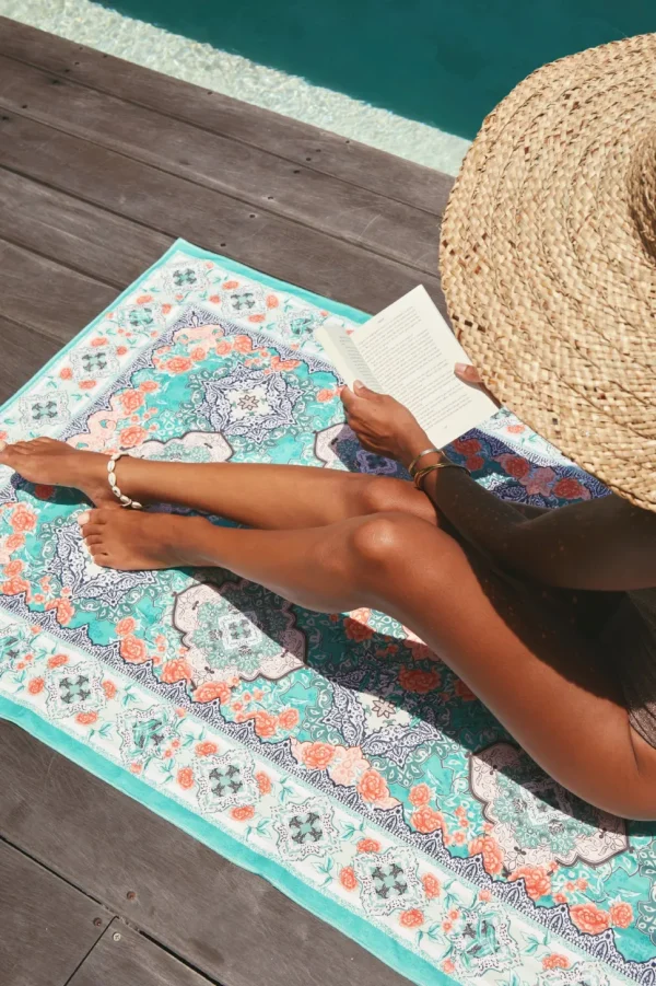 Somerside - Moroccan Mint Large - Sand Free Towel