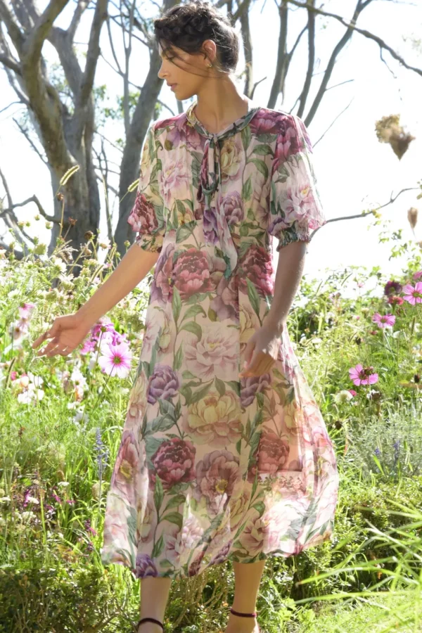 Trelise Cooper - Good Tie For Now Dress - Peony Floral FINAL SALE