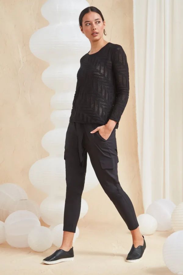 Verge - Acrobat Black Soft Cargo Pant 7510LW