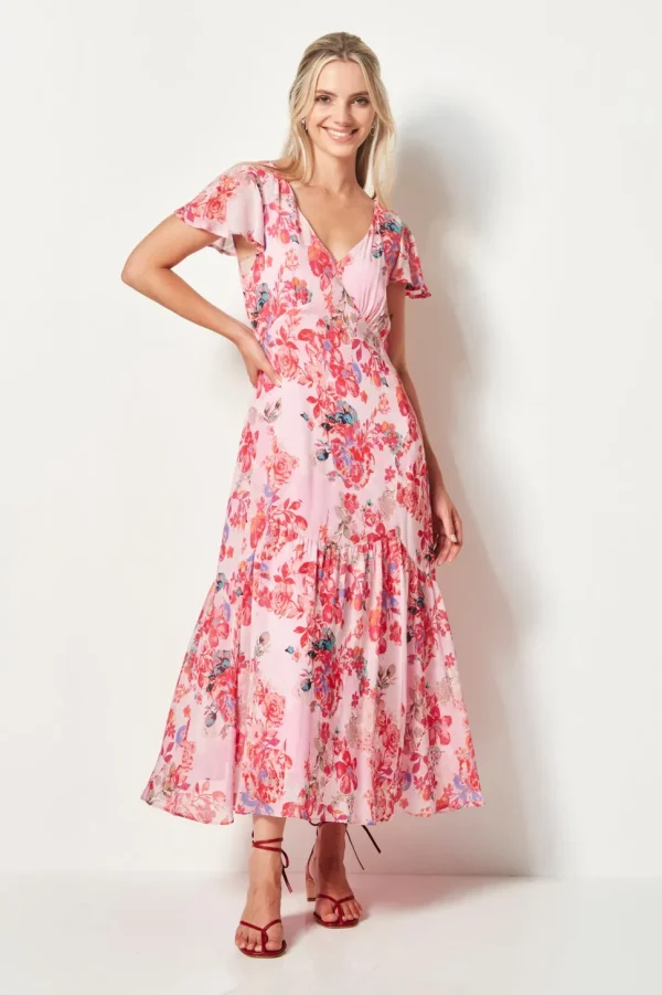 Verge - Rosebud Dress - Print 9267WT FINAL SALE